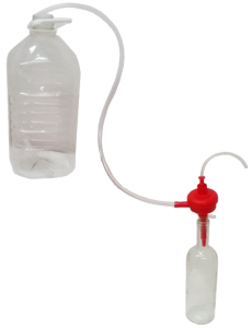 Sistem umplere sticle cu oprire automata